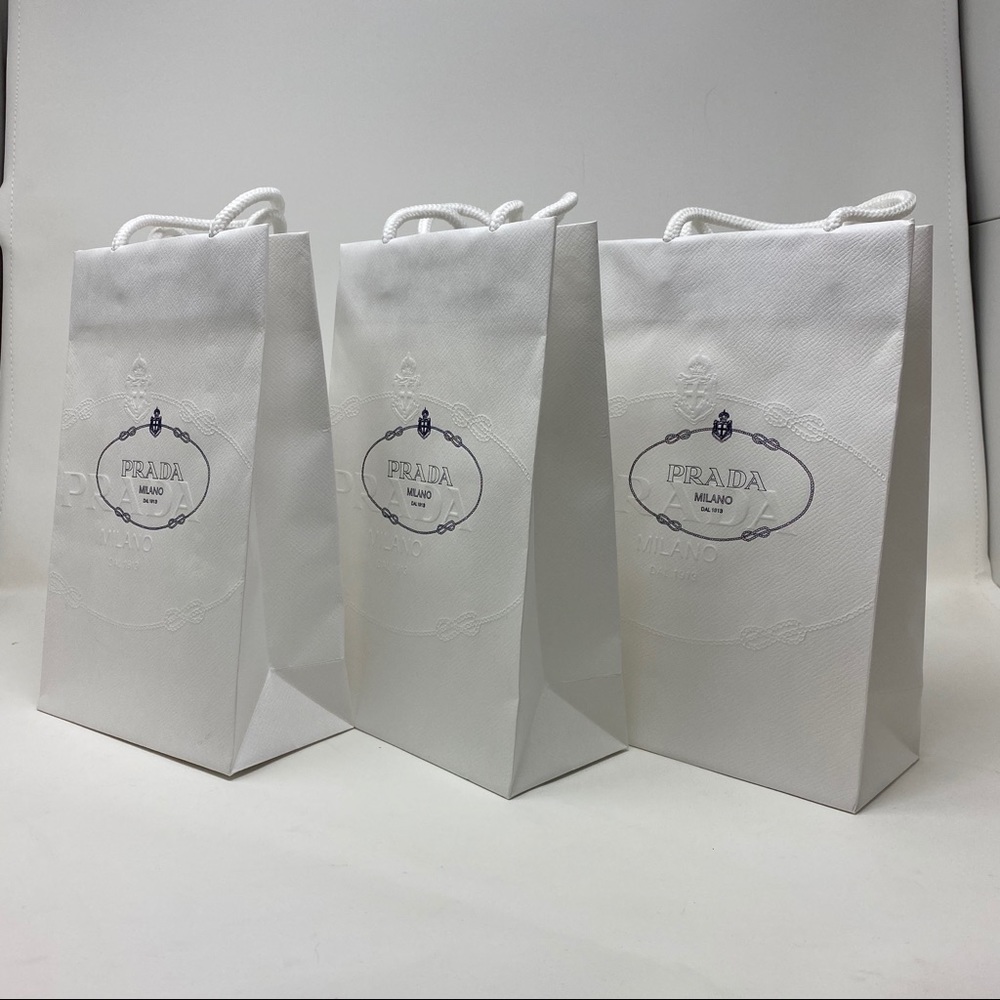 Prada shopping bags